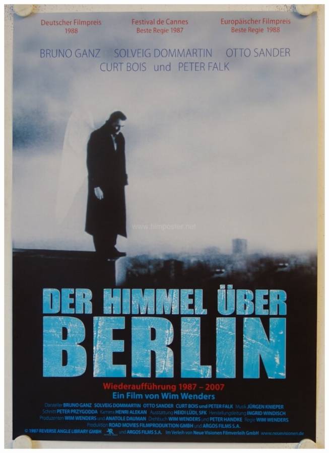 Wings of Desire original re-release german movie poster